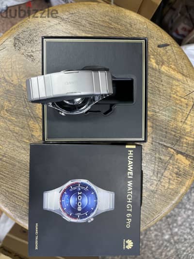 Huawei Watch GT 6 Pro Titanium جديدة بضمان الوكيل