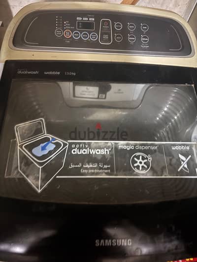 غساله Samsung  13 كيلو تحميل علوي