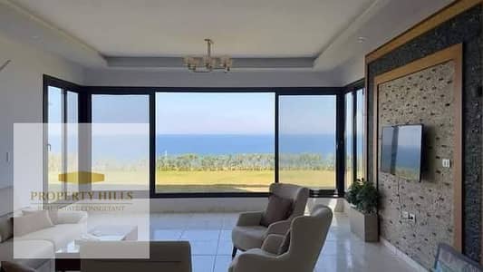 Villa overlooking the sea completely ready, super luxe, in Ain Sokhna, a village with full services and installments without interest