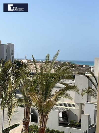 The lowest price fully finished chalet for sale in marassi north coast with open view