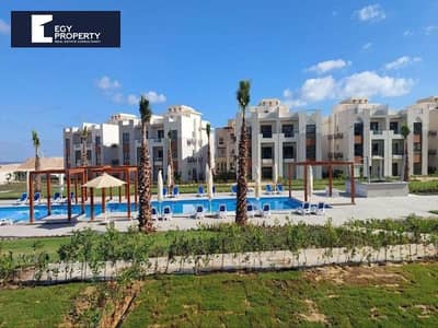 شالية برووف للبيع في جايا الساحل الشمالي متشطب بالكامل بتكملة اقساط
