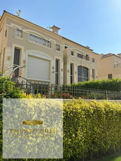Villa ready for immediate delivery, available for inspection from Patio 5 East next to the British University, a compound of villas with an open view