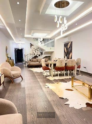 فيلا مفروشة للإيجار بجوار Beverly Hills في كمبوند The Continental Residence – الشيخ زايد