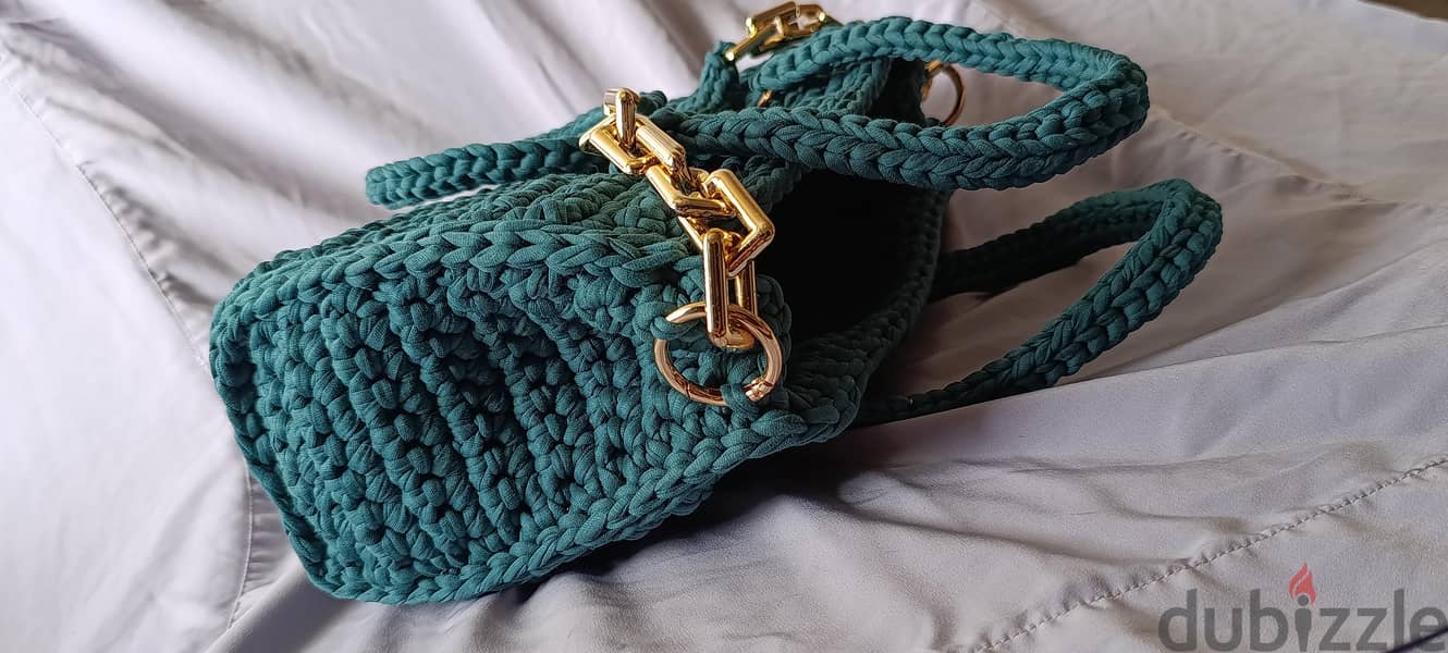 Ocean Blue / Teal Everyday Handbag 3