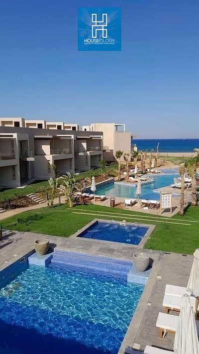 Lowest market price: Sea-view villa/townhouse for sale at Boho Ain Sokhna. Ready to move, fully finished with AC's