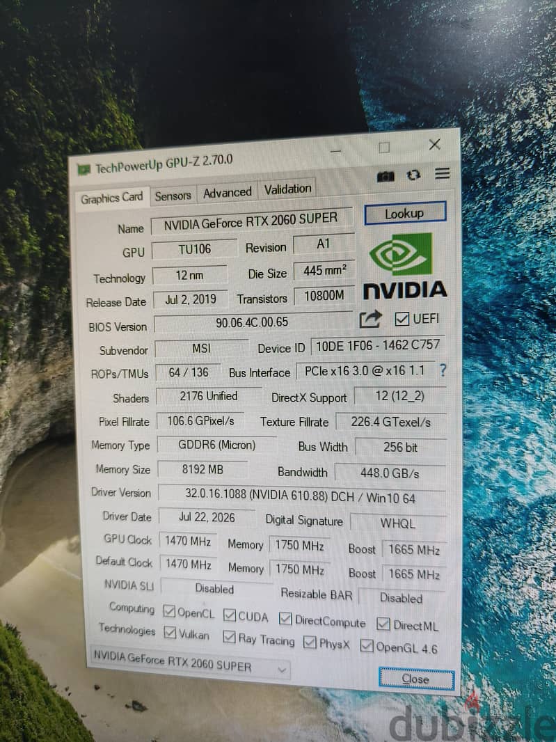 RTX 2060 Super 8G 5