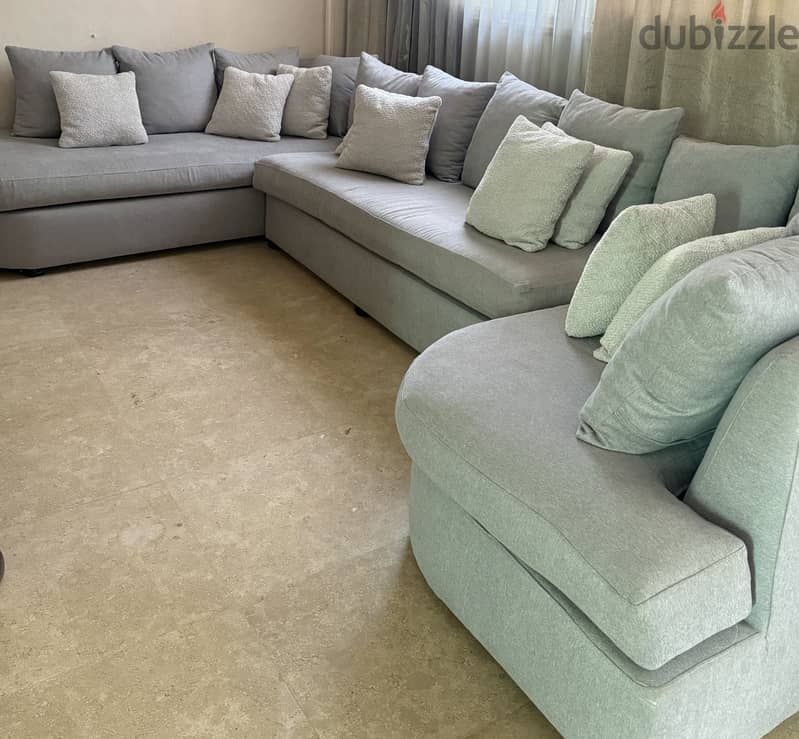 U sofa 3 pieces 1