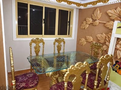 سفره ست كراسي خشب زان استعمال خفيف زيرو