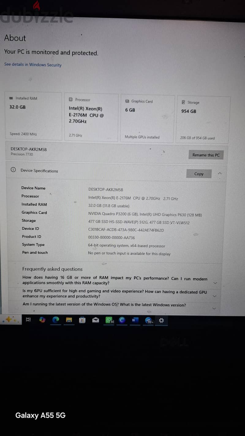 Dell precision 7730 1