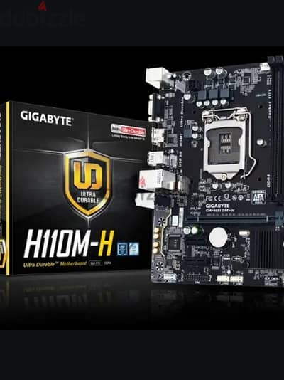 ماذر بورد H110 و معالج i3 7100