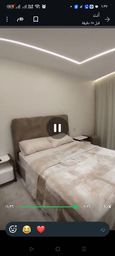 Furnished studio for rent in an upscale location within the One Katameya compound, directly on the Maadi Ring Road, near Mohamed Zaki Square and all services, transportation, restaurants, and Carrefour. 5 minutes to Nasr City and the gathering.