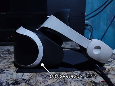بلايستيشن VR حالة فوق الممتازة معاها جميع المشتملات
