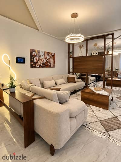 For Rent | First-Use Fully Furnished Apartment with garden in Smart Life, Near AUC