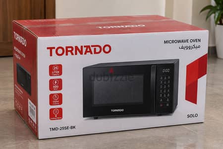 ميكروويف تورنيدو 25 لتر جديد بالكرتونة | Tornado Microwave 25L New