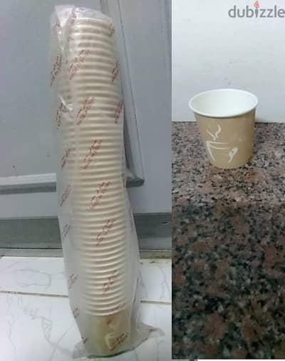 اكواب ورقية للمشروبات الساخنة والباردة