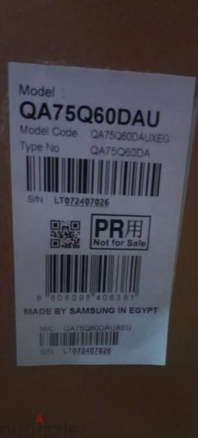 Samsung 75 QLED 4K new sealed
