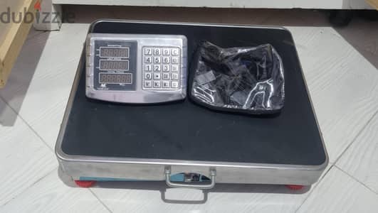 ميزان ديجيتال بلوتوث استانلس حمولة 350 كيلو جديد