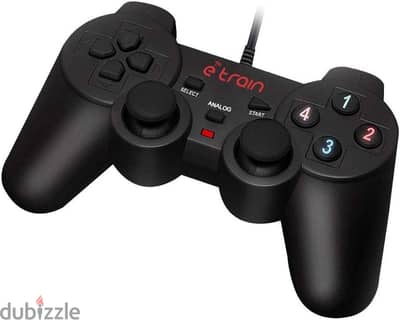 دراع E-Train-GP002 Black Gaming Gamepad جديد