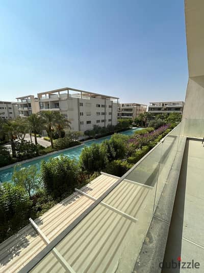 Furnished apartment for rent with modern décor and a stunning view located in the Lake View Residence compound in Golden Square area Fifth Settlement