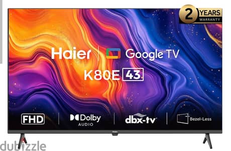 شاشة  هاير  اسمارت 4k جوجل تى ڤي