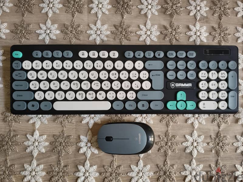 Gamma wireless keyboard k-530 + wireless mouse 1