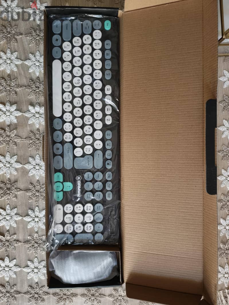Gamma wireless keyboard k-530 + wireless mouse 2