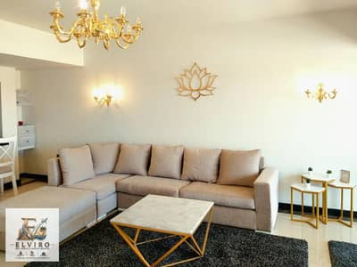 Ultra Super Lux Duplex Furnished with modern furniture  For Rent in Porto New Cairo - 5th Settlement