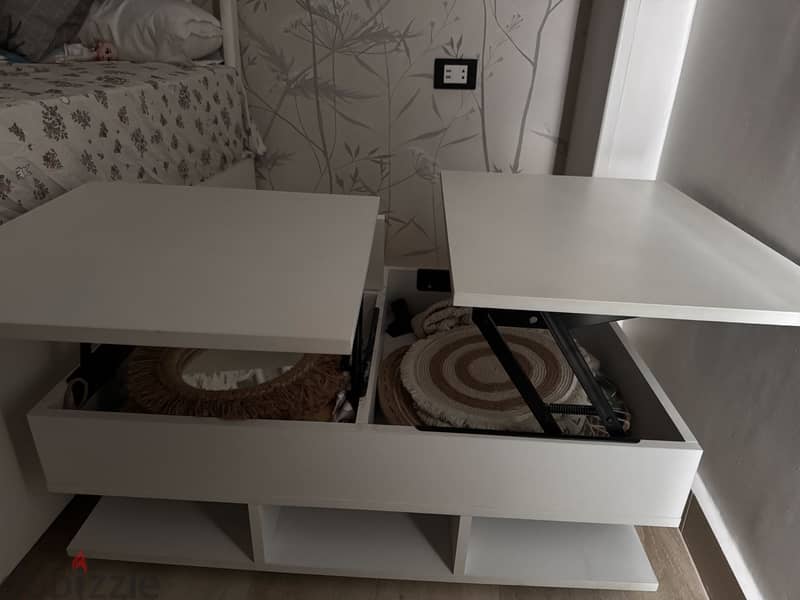 Living center table with storage 1