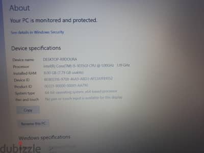 لاب اتش بي بروسيسور كور i5 جيل عاشر بحالة الزيرو بدون اي خربوش