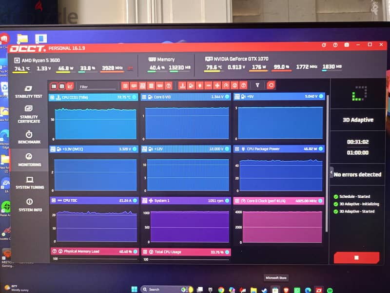 GTX 1070 + r5 3600 3