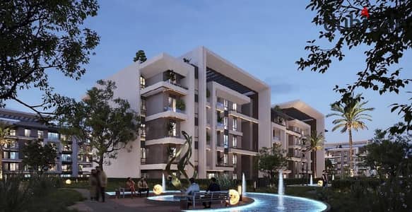 A great opportunity: a semi-finished ground-floor apartment for sale in the IXORA compound, October Gardens—located next to Al-Ashgar District.