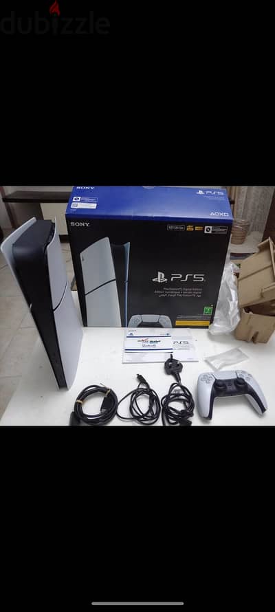 سوفت قليل ps5 slim digital بالكرتونه ماليان العاب