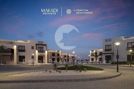 فيلا توين هاوس للبيع في نيو الجونة  بدون مقدم 4 غرف نوم + تشطيب كامل وإطلالة مباشرة على البحيرة (اللاجون)