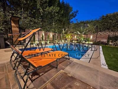 Fully furnished standalone with high end finishing and private pool for sale in El Rehab Hills
