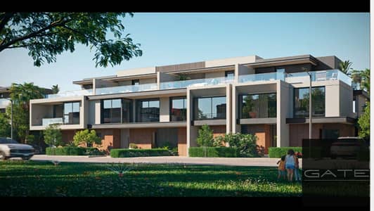 A great opportunity to own a corner townhouse with spacious areas, a landscape view, and a private rooftop in PX Palm Hills.