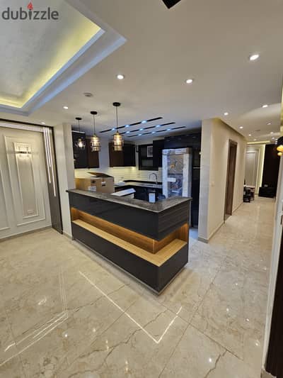 Apartment for Rent in Azad New Cairo Fifth Settlement Prime Location 3 Bedroom Apartment with 3 Bathrooms Kitchen with Appliances and AC Units
