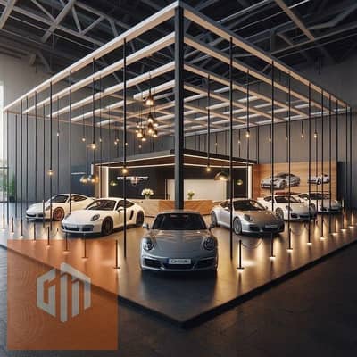 تشطيب مميز لمعرض سيارات 600م متشطب أرضي للإيجار التسعين الشمالي التجمع الخامس القاهرة الجديدة