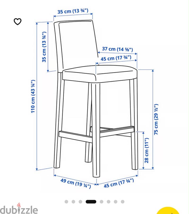 Bar chair ikea design 1