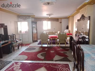 Title: 140m² Apartment for Sale – Main Al-Fayrouz Street (near Al-Eshreen Bridge and Aba Mall, Ain Shams)
