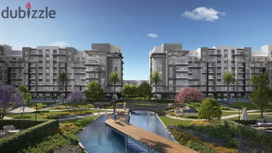 For sale: A 3-bedroom apartment in the Fifth Settlement—next to Garden 8 and Waterway 1, and opposite Mountain View 1.1. It comes fully finished and e
