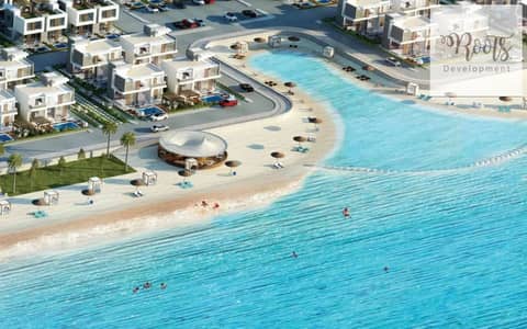 للبيع شالية بموقع مميز كامل التشطيب في هاسيندا واتر - الساحل الشمالي For sale,finished Chalet in a prime location in Hacienda Water  ,North Coast