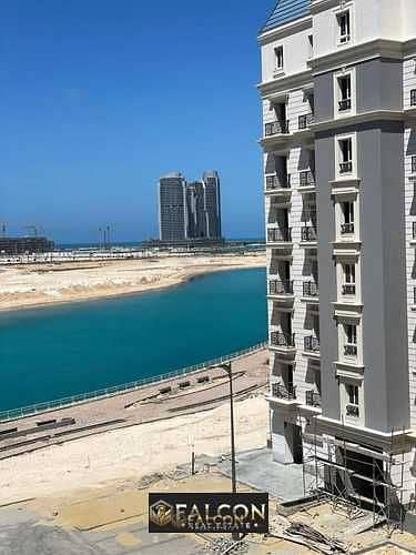 recive u chalet first row 70k per month rent+2min to sea +panorama  view+ultra lux finished prime location min to alamein tower+mazarine +marina