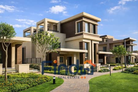 twin house for rent with kitchen & AC's in gold cliff by new giza compound