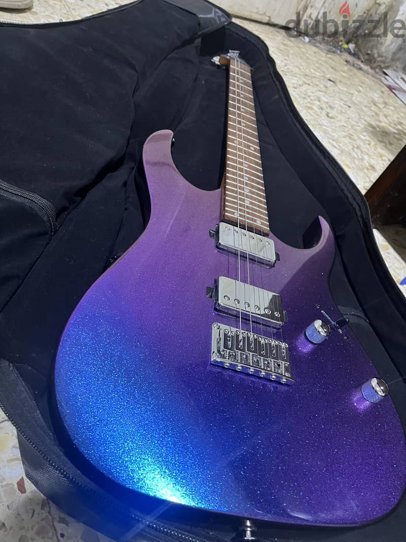 Ibanez gio grg121sp guitar and focusrite solo 4thgen interface 1