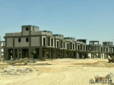 63 sqm Fully Finished Apartment for sale in Villagio compound  infront of Gezira Club with 10% Down payment and installments on 10 years equal