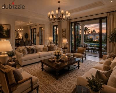 للبيع فيلا 285م في COMPOUND SKOON  زايد بمقدم 10% بجوار مونتن فيو شيل اوت و قريبه من محور 26 يوليو و مطار سفينكس.
