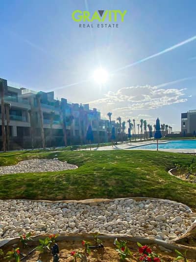 Ready-to-move-in beachfront chalet in Ain Sokhna | La Vista Ray - RTM | Chalet for sale - La Vista - Zafarana Road