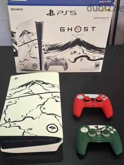 PS5 Slim CD - Ghost of Yotei Edition كسر زيرو بالضمان ٣ سنوات