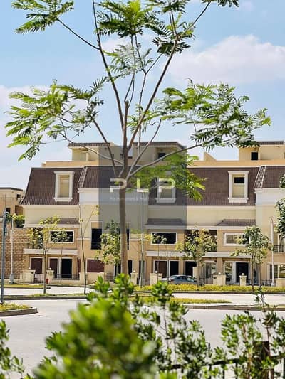 تاون هاوس ريسيل كورنر للبيع وجاهز للاستلام والمعاينة في كمبوند سراي بمرحلة RAI القاهرة الجديدة امام مدينتي وطريق الامل وعلي طريق السويس مباشرة