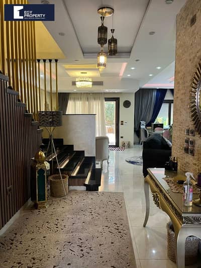 With a Prime View Fully Finished Luxury Villa for Sale in  Mivida Compound, New Cairo